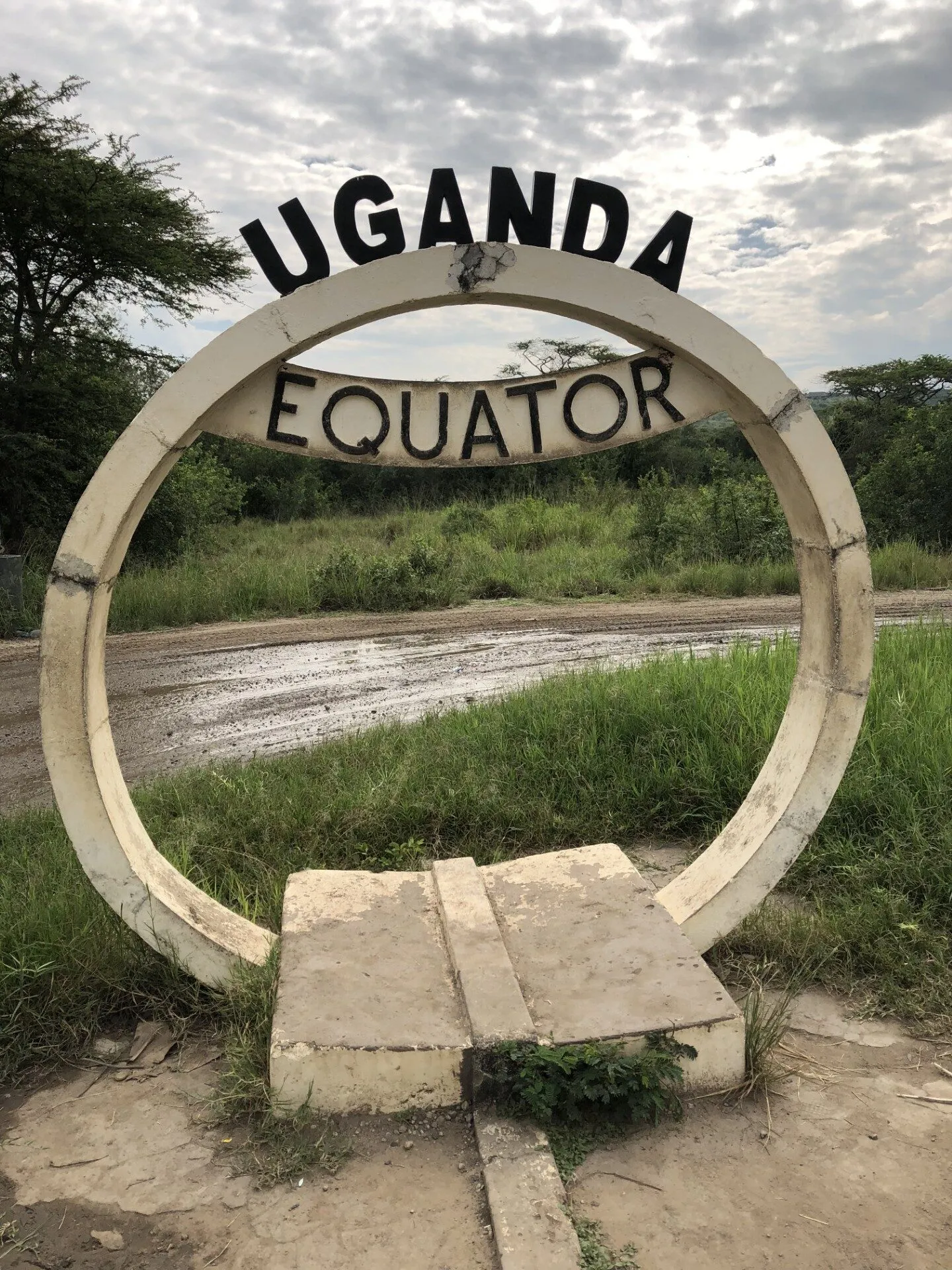 The Uganda Equator monument